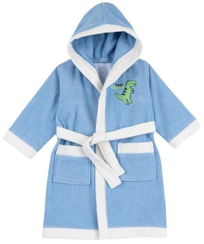 Chicco, Accappatoio Bambino e Bambina, in Morbida Spugna 100% Cotone, con Cappuccio e Cintura, Designed in Italy