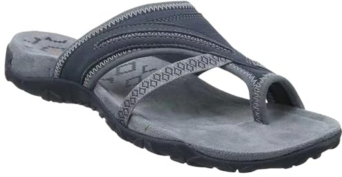 Womens Orthopedic Flip Flops, Arch Support for Plantar Fasciitis Toe Ring Loop, Backstrap Comfortable Summer Sandals