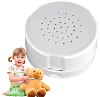 Mini Enregistreur Vocal pour en Peluche,boîte Sonore À Bouton De 60 Secondes,boîte De Bouton De L'enregistreur Son Compact, Appareil Vocal Enregistrable pour Les Cadeaux De Bricolage, Oreillers
