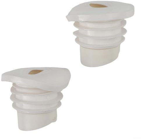 Paquete de 2 anillos de sellado de drenaje de suelo de silicona para lavadora y lavavajillas, sello desodorizante de 7 capas a prueba de fugas, se adapta a tuberías de alcantarillado de 45 a 50 mm