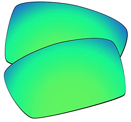 EZReplace Verres de rechange pour lunettes de soleil Oakley Oil Drum (Verres polarisés), Vert printemps., taille unique