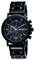 Holzwerk Germany Handgefertigte Designer Herren-Uhr Öko Natur Holz-Uhr Chronograph Armband-Uhr Analog Quarz-Uhr Braun Rose Gold Datum Holz Ziffernblatt (Braun.Blau)