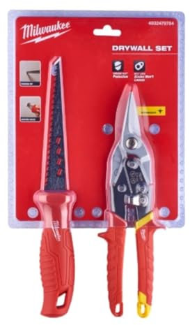 Milwaukee Set di cartongesso, 2 pezzi, nero