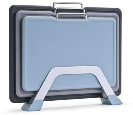 CLOVE Tagliere da Cucina Plastica Senza BPA 10mm spessa, Grande 32x24, Medio 30X20, Piccolo 26X19 cm Set Taglieri Cucina Kit Tagliere Alimentare Polietilene Lavabile in Lavastoviglie