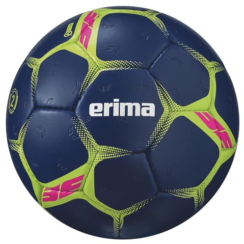 Erima Flash Pro Handball (7202502), Blue/Lime, 2