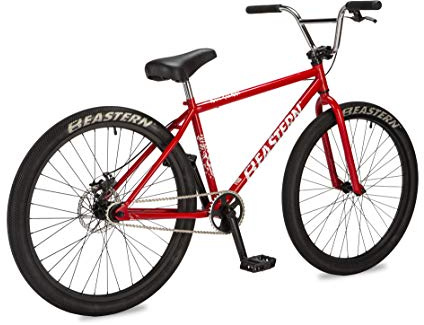 Eastern Bikes Growler 26 LTD Bicycle with 26 Wheels. BMX Inspired Neighborhood Cruiser, Perfect to Ride in Comfort Around Town, at The Beach, or on Your Local Trails or Greenway. (Red)