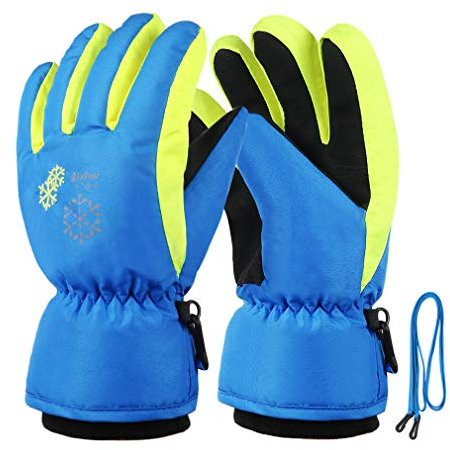 TBoonor Winterhandschuhe für Kinder Handschuhe Warme Skihandschuhe wasserdichte und Winddichte Verdickt Winterzeit Handschuhe Geeignet für Jungen und Mädchen im Outdoor Sport