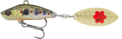 Savage Gear Spinnbete för spinnfiske efter abborre, raps och gädda 3D Sticklebait svans 7,3 cm 13 g, färg: brun spinnbete