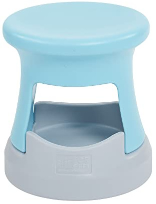 ECR4Kids Active Storage Wobble Stool, 15in Seat Height, Childrens Furniture, Cyan/Light Grey