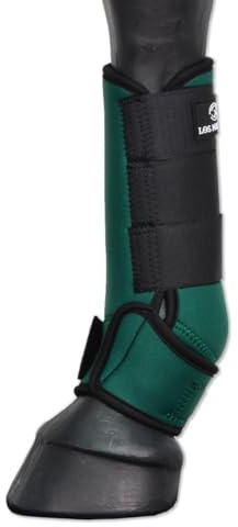 Protector Softopren Los Nietos Dressage |Set de un par | Talla XL | Color Verde | Equipamiento para el caballo | Producto de Guarnicionería | Tradición artesana | Los Nietos