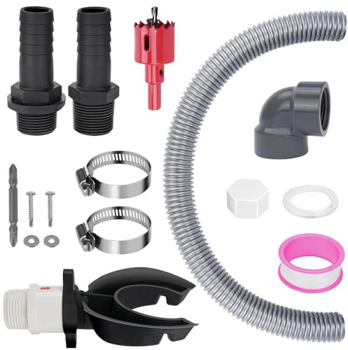 Nutmanel Regensammler, 70-110 mm Regenwassersammler Speedy, Regendieb Regensammler Regentonnen Verbinder, Regentonnen Anschluss Fallrohr für Dächer bis 80 m², zum Verbinden von Fallrohr und Regentonne