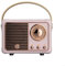 Compact for Retro Radio, Wireless Card Subwoofer, Quick Pairing, High Fidelity Sound (for PINK)