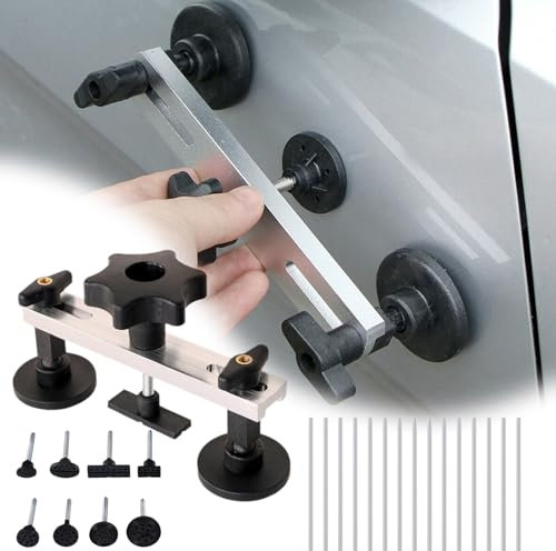 Cutiolly Kit Réparation de Bosses de Carrosserie Voiture,Kit D'extraction Bosses pour Voiture,Kit Debosselage Carrosserie,Kit Réparation sans Peinture,Kit Réparation sans Peinture pour Voitures