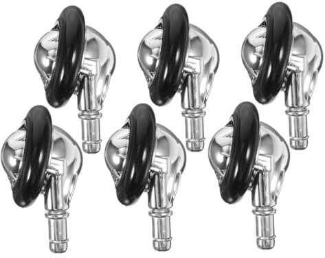 Veemoon 6pièces Roulettes Robustes Pour Meubles Roues Pivotantes Silencieuses Pour Chaises De Bureau Remplacement Pratique Adaptées Aux Sols Durs Et Petits Chariots