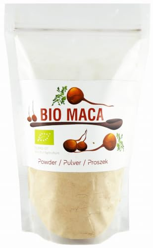 Ekologiskt Macapulver 500 g - Lepidium Meyenii Macarot Peru Veganskt | Veganskt, Utan Tillsatser, Naturlig Produkt, Passar i Smoothies, Peruansk Ginseng