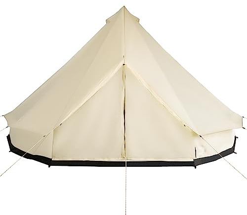 Outsunny 10-Person Yurt Tent Glamping Bell Tent with Spacious Interior, Breathable Waterproof Design, for Family Outdoor Camping, 16' x 16' x 10'