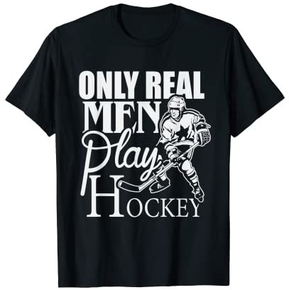 Nur Hockeybekleidung Echte Männer Spielen Hockey T-Shirt