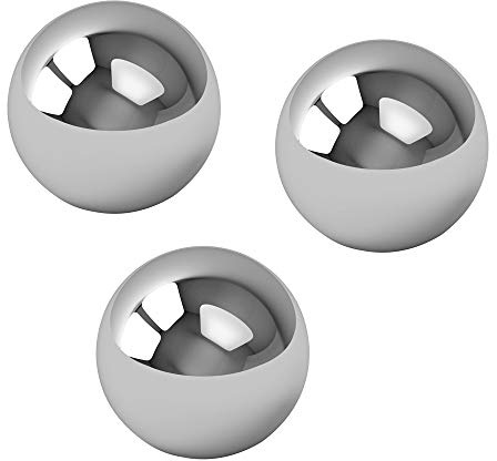 Four Brothers Mousetrap Board Game Replacement 9/16 Inch Chromium Steel Balls - Pack of 3