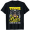 Lustig Tennis und Bier Spruch Tennisspieler Tennisbälle T-Shirt