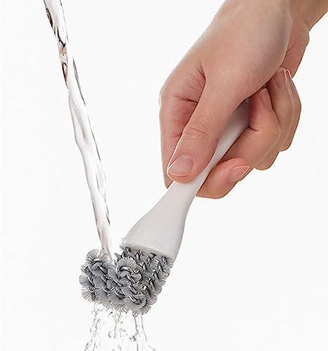 Brosse pour barbecue d'extérieur – Brosse et grattoir 2 en 1 avec poils sû , cuisine multifonction pour fours, plateaux cuisson, filets barbecue