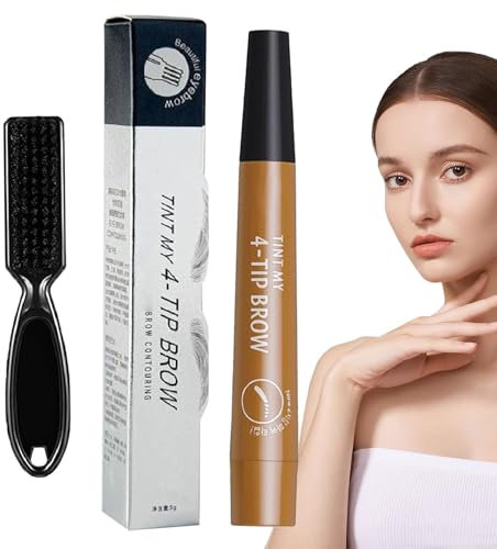 Bartstift für Männer,Wasserfester Bartfüllstift - Langanhaltend abdeckender Haaransatzstift, Bartfüller für Bart-Make-up, natürliches Finish, männliche Schnurrbartreparatur