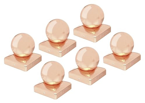 Alberts 860080 - Tappo per pali in legno, color rame