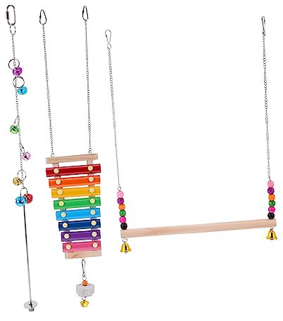 TOBBOMEY 1set Giocattoli Per Per Galline Xilofono Per e Fruttifera Accessori Per Domestici