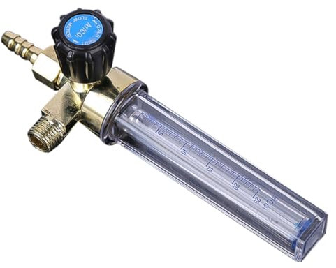 jojofuny Pressure Reducer Flowmeter for Argon Carbon Dioxide Gas Alloy Flowmeter Pressure for Welding and Industrial Applications
