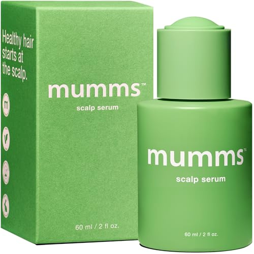 mumms Scalp Serum, Hair Growth Treatment with Saw Palmetto and Ginger Root, 2 fl oz, Daily Use