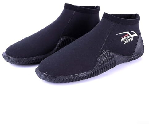 Jotekonoby Scarpe da uomo e da donna, 4 mm, in neoprene, con suola in feltro, suola in gomma vulcanizzata, design anfibio (2XL (45-46))