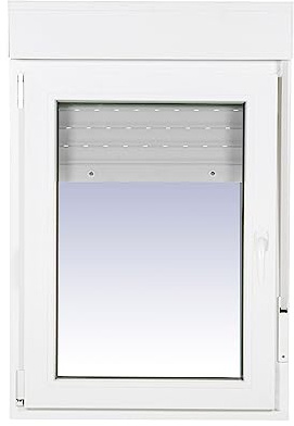 Ventanastock PVC 800x1155 Practicable Oscilobatiente Izquierda con Persiana 1 hoja