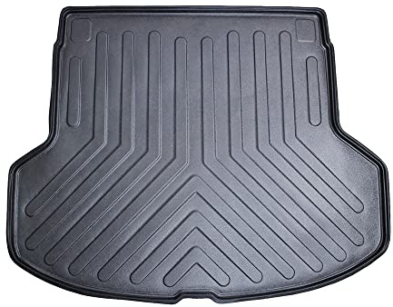 Trimak Perfekt passform 3D bagagerumsmatta kompatibel med Kia Ceed Kombi 2. Gen (2013–2016), bagagerumsmatta, skyddsmatta biltillbehör, halkfri matta, kantskydd TPE gummi, hållbar, svart