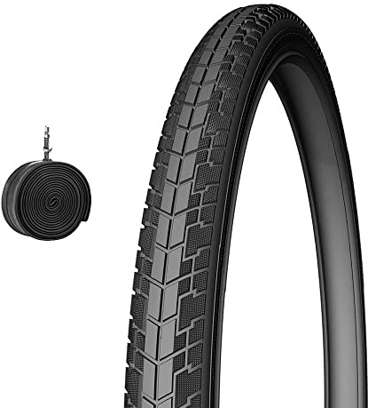 Neumático de 700 x 40/42 C + Cámara de aire Neumático Deestone Puncture Protection Gomas para bicicleta de 28 pulgadas Trekking Bike