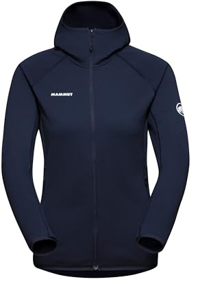 Mammut Aconcagua ML Hooded Jacket Women | Outdoor Fleecejacke für Damen mit Kapuze | Marine, S