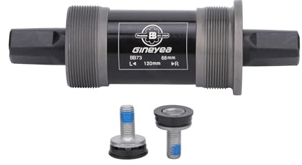 ENGWE MTB Pédalier carré Conique pour vélo de Montagne/VTT/Route/Fat Bike, carré en Option BSA 68 mm x 110,5/113/118/120/122,5 mm (68 x 120 mm)