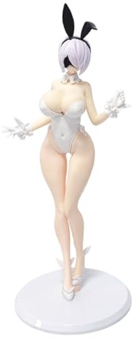 Zhongkaihua Automata 2B Figurine de lapin blanche Ver. Game Character Yorha 2B Anime Bunny Girl Figure de collection Modèle de collection 27 cm Statue debout Ornements de bureau