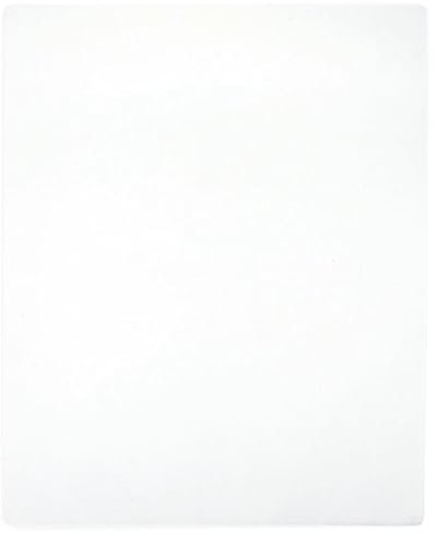 AJJHUUKI Linens & Bedding-Bedding-Bed Sheets-Jersey Fitted Sheet White 140x200 cm Cotton