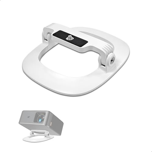 Stativ för skrivbordsprojektorer, miniprojektor med 1/4 skruv, 180° rotation, kompatibel med de flesta projektorer, multi-directional, justerbar hemmabio, kontor, spelrum