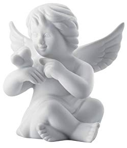 Rosenthal Angelo piccolo bianco opaco angelo con farfalla