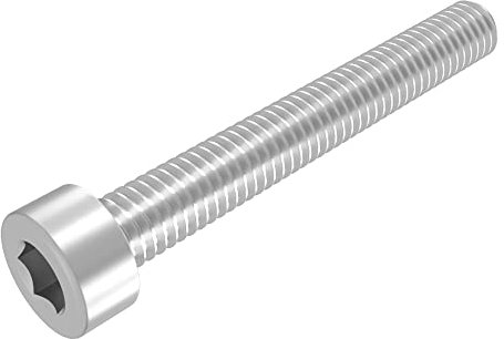 SECCARO Zylinderschraube M5 x 40 mm, Edelstahl V2A VA A2, DIN 912 / ISO 4762, Innensechskant, Vollgewinde, 20 Stück