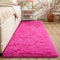 GREFFY Soft 2x6 Feet Runner Rug, Modern Hot Pink Shag Carpet, Shaggy Plush Rugs for Bedroom, Indoor Nursery Dorm Bedside Fluffy Rug for Living Room, No Slip, Fuzzy Teen Aesthetic Home Decor, Hot Pink