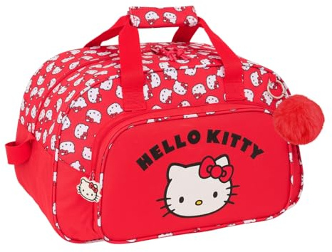 SAFTA Hello Kitty Iconic - Bolsa de Deporte, Mochila, Ideal para Niños de Diferentes Edades, Cómoda y Versátil, Calidad y Resistencia, 40x23x24 cm
