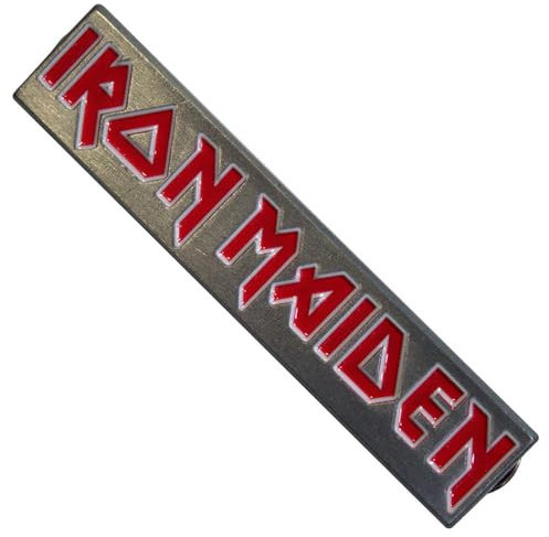 Iron Maiden Band Logo Pin Badge One Size