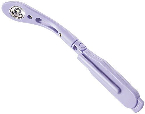 IF Really Tiny Book Light (Lilac) – Compact Reading Lights for Books in Bed – Flexible Book Light Clip On – A Great Book Lamp with Batteries Included
