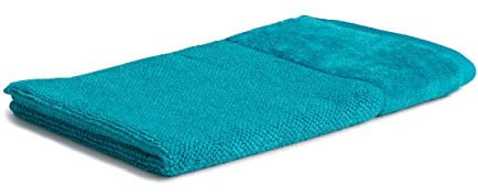 möve Bamboo Luxe Gästetuch 30 x 50 cm aus 60% Baumwolle / 40% Viskose aus Bambus-Zellstoff, ocean