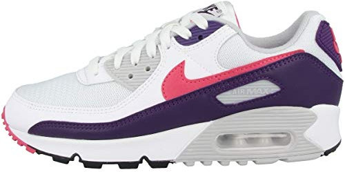Nike Men's AIR MAX III Running Shoe, White/Eggplant-Flare-Zen Grey, 38 EU