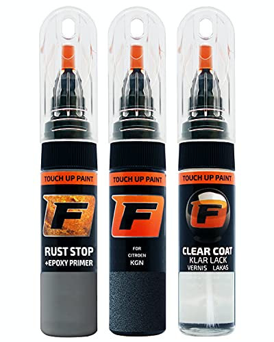 FIRANTO stylo peinture de voiture pour Citroen KGN Bourrasque réparation couleur voiture 3 en 1, rayures stylo retouche peinture 15ml avec pinceau, apprêt, laque