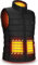 Heated Vest, AGUG Heating Gilet for Men/Women 3 Temperature Levels Slim Fit Waistcoat Washable Body Warmer Winter Electric Thermal Jacket for Outdoor Skiing Camping Heated Coats(No Battery) Men-XL