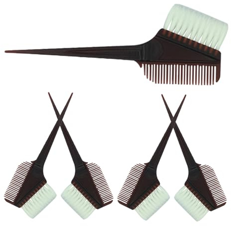 CIYODO 5pezzi Kit per Tintura dei Capelli da Ciotola per Colorazione Pettine per Tintura Spazzola per Capelli Strumenti per Parrucchiere e Fai da Te Caffè