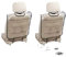 FALARRIMIGO Protection Siege Voiture Enfant,Protecteur de siège arrière de Voiture pour Enfants,Protection Housse Auto Contre la saleté, la Boue, Les Rayures - 2pcs (Transparent)